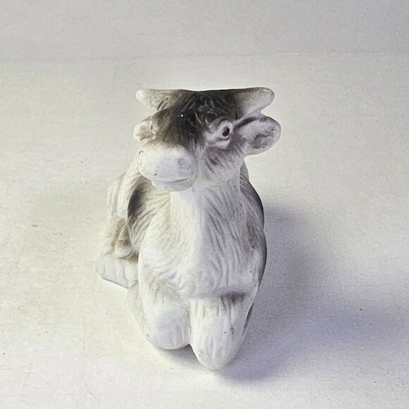 Vintage Nativity Animal Figures Porcelain Sheep Cow Christmas Decor Holiday - Picture 10 of 14